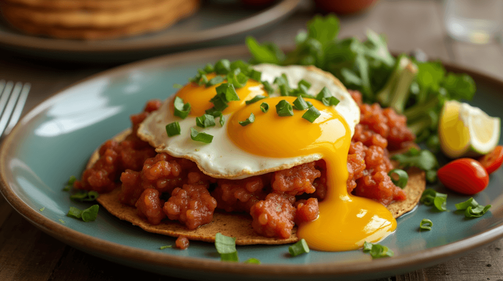 Burrito Bison Huevos Rancheros 