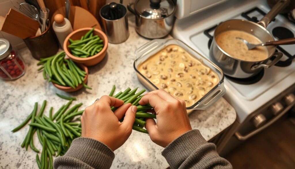 Easy green bean casserol