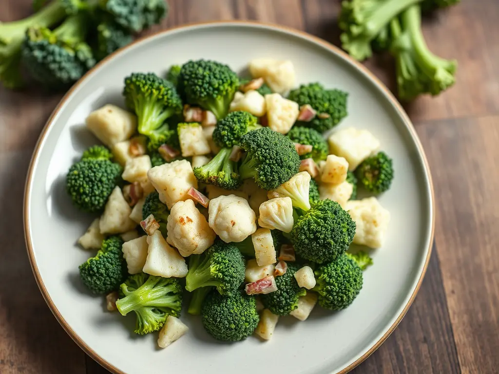 broccoli and cauliflower salad recipe