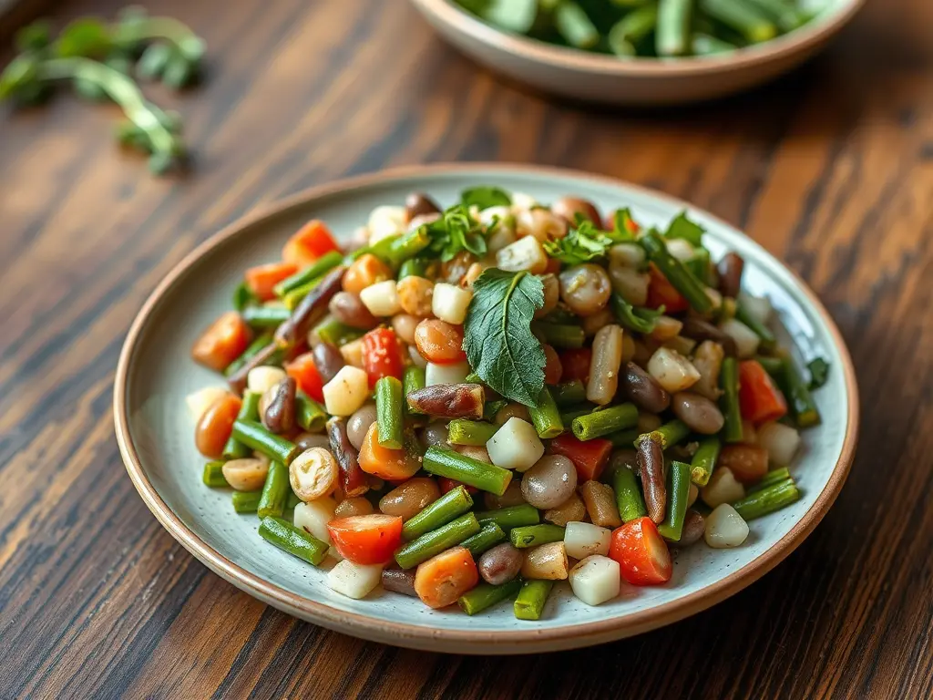 dense bean salad recipe