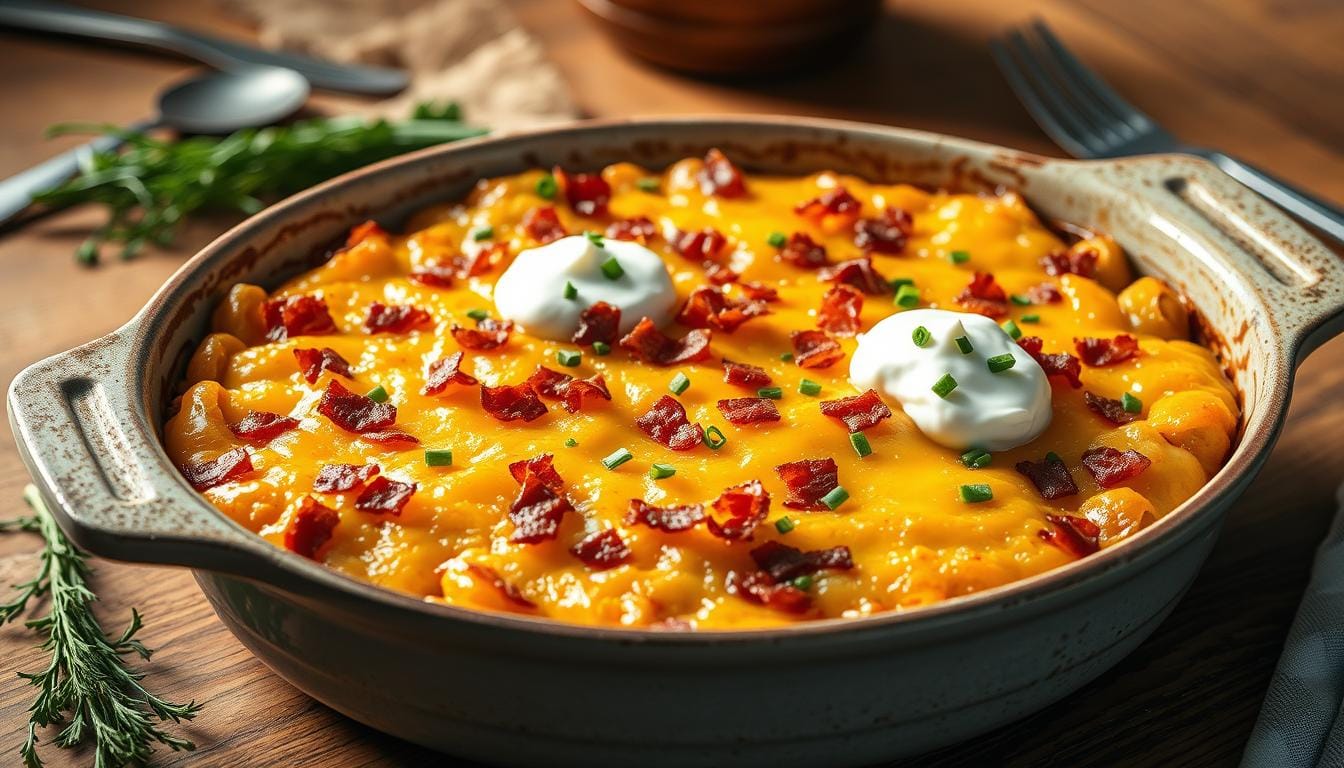 loaded potato casserole recipe kim j