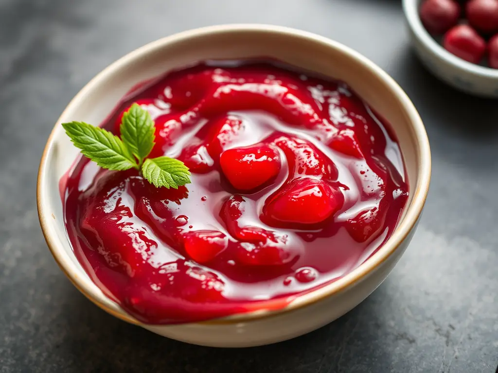 low sugar cranberry sauce with gelatine recipe