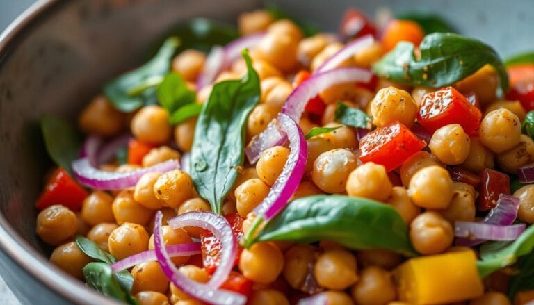 moroccan spiced chickpea salad recipe