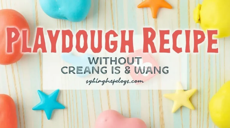 playdough recipe without cream of tartar