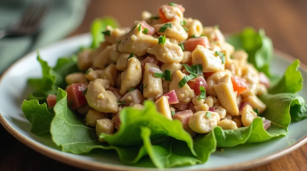 Canned chicken salad
