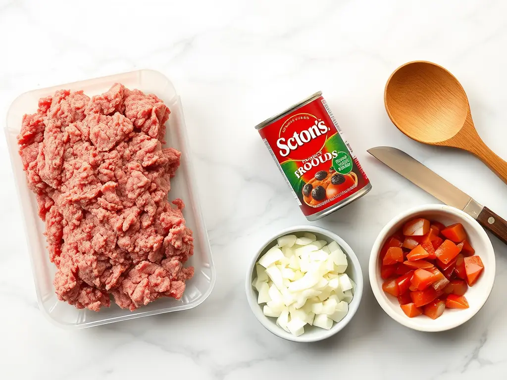 easy sloppy joe recipe 3 ingredients